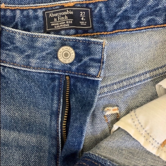 Abercrombie & Fitch Annie High Rise Jeans SZ 27 - Picture 6 of 7